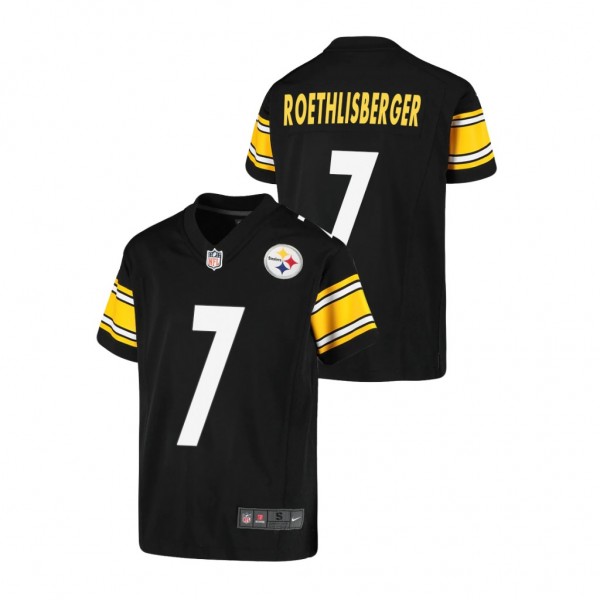Youth Pittsburgh Steelers Ben Roethlisberger Black...