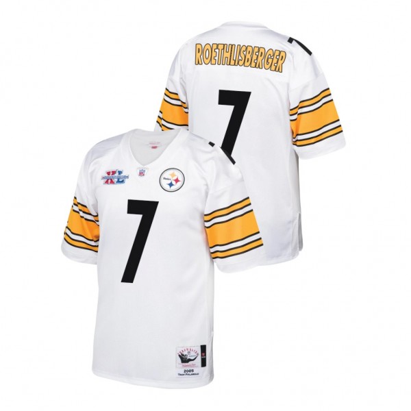 Ben Roethlisberger Steelers Super Bowl XL Patch Wh...
