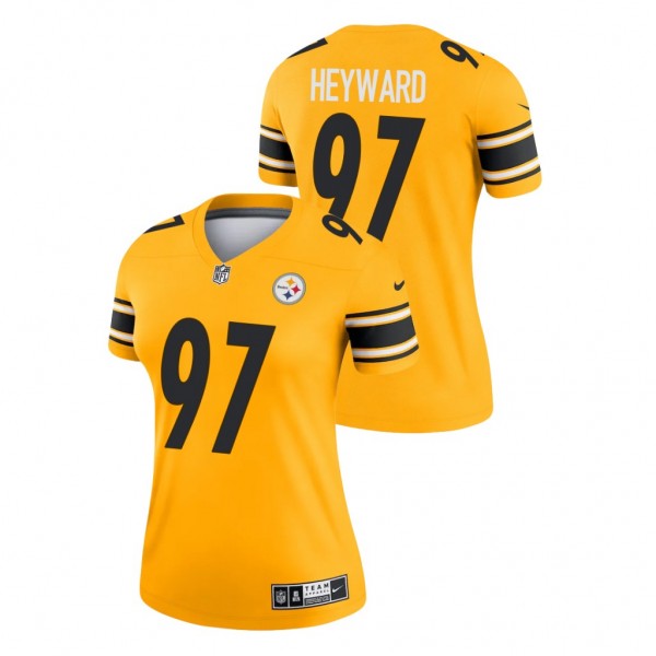 Women's Cameron Heyward #97 Steelers 2021 Inverted...
