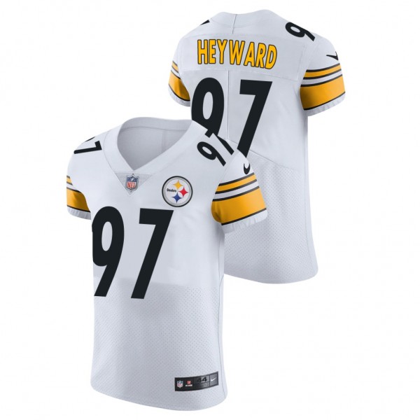 Men's Pittsburgh Steelers Cameron Heyward White Va...