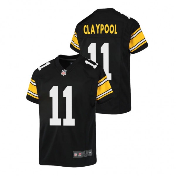 Youth Pittsburgh Steelers Chase Claypool Black Alt...
