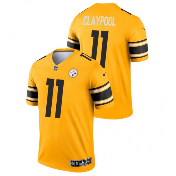 Pittsburgh Steelers Chase Claypool 2021 Gold Inver...