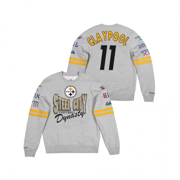 Steelers Chase Claypool Super Bowl Champions Gray ...