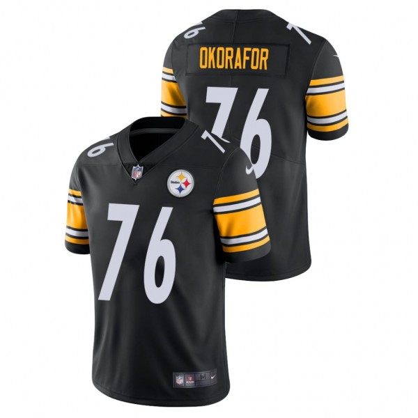 Chukwuma Okorafor Pittsburgh Steelers Black Vapor Limited Jersey