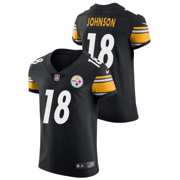 Men's Pittsburgh Steelers Diontae Johnson Black Va...