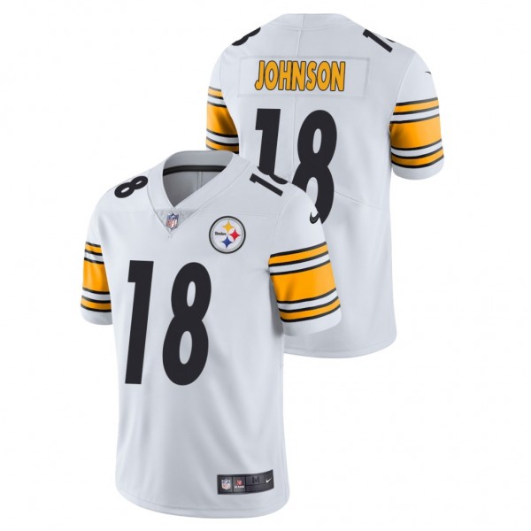 Diontae Johnson Pittsburgh Steelers White Vapor Limited Jersey