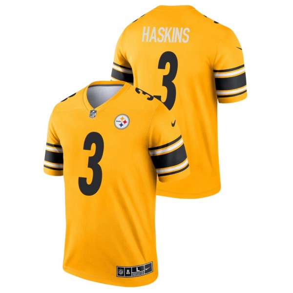 Pittsburgh Steelers Dwayne Haskins 2021 Gold Inver...