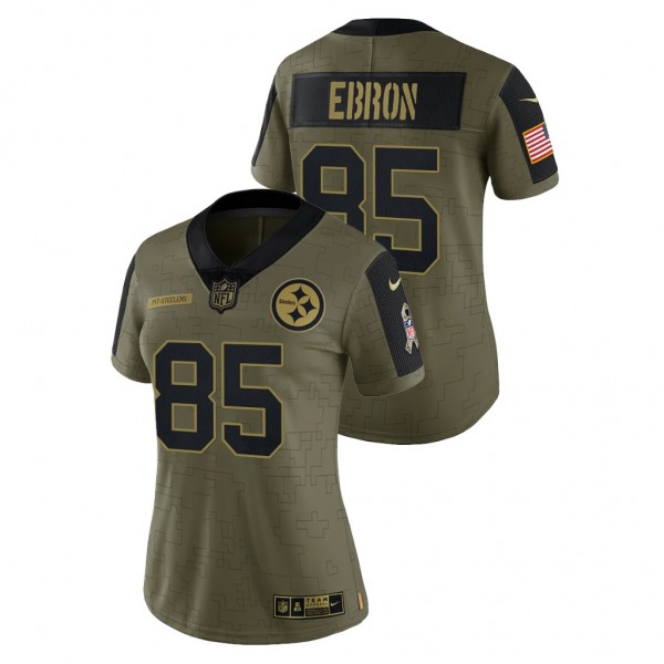 Women's Steelers Eric Ebron 2021 Salute To Service...
