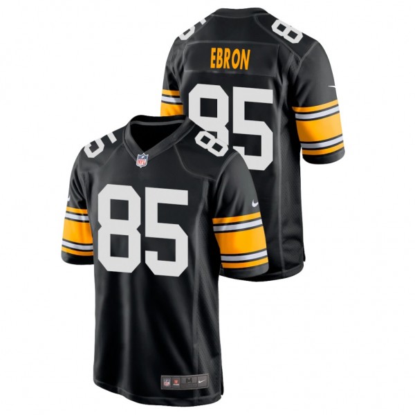 Steelers #85 Eric Ebron Black Alternate Game Playe...