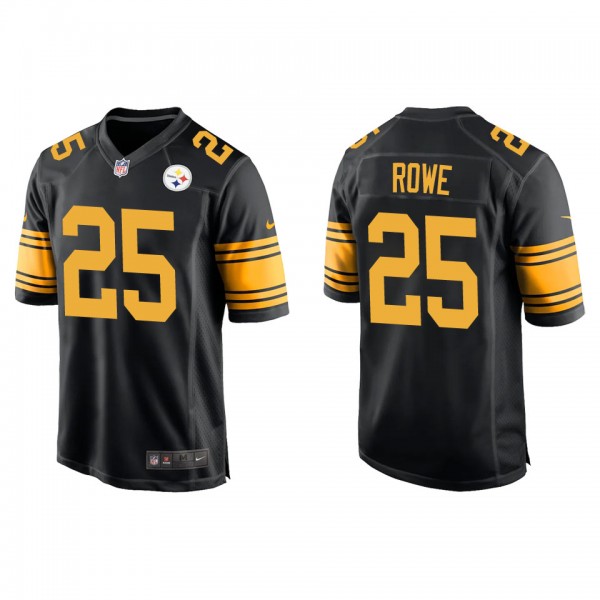 Men's Pittsburgh Steelers Eric Rowe Black Alternat...