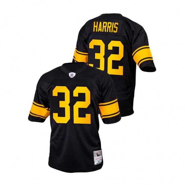 Franco Harris NO. 32 Steelers Legacy Replica Color Rush Retired Player Jersey - Black