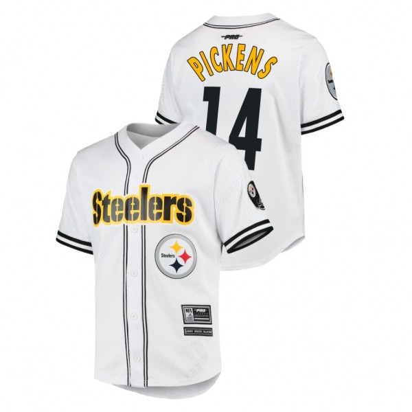 George Pickens Pittsburgh Steelers White Team Logo...