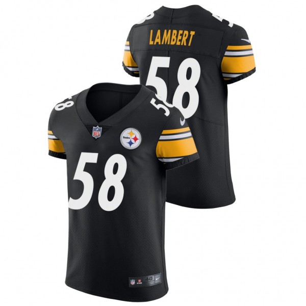 Men's Pittsburgh Steelers Jack Lambert Black Vapor...
