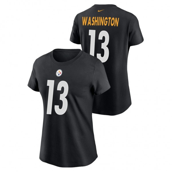 Women's James Washington Pittsburgh Steelers Black...