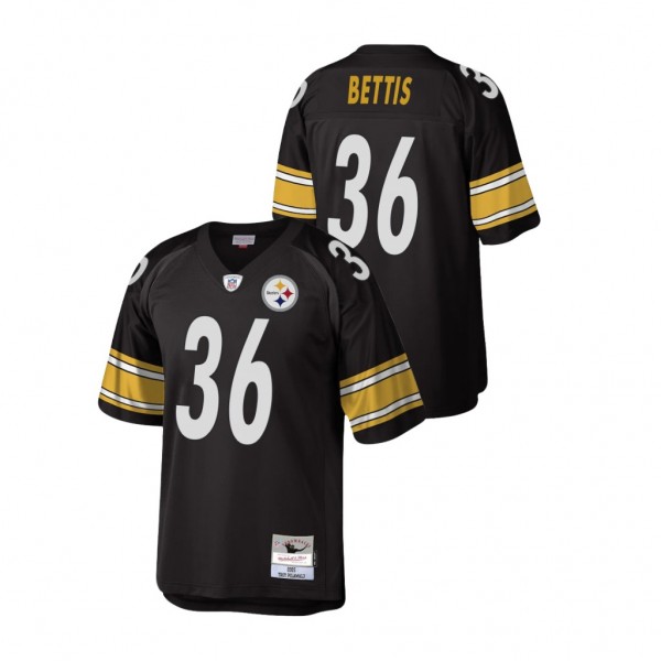 Jerome Bettis Pittsburgh Steelers Throwback Black Legacy Replica Jersey