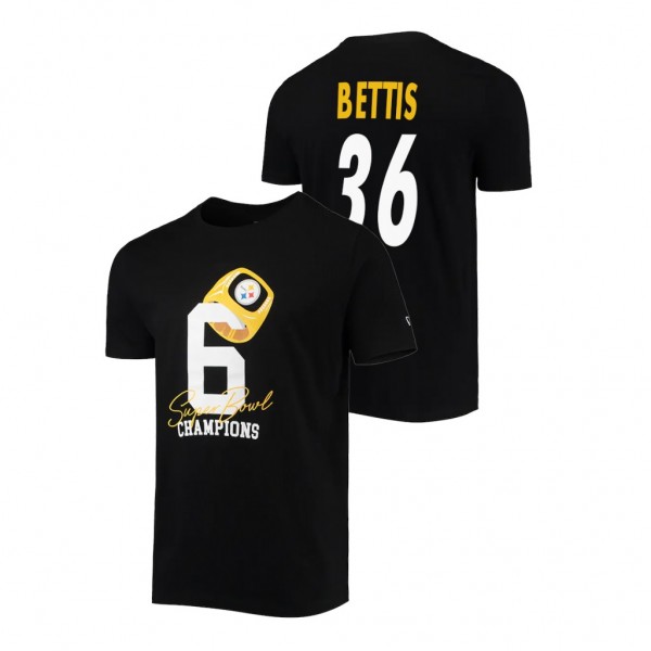 Men's Jerome Bettis NO. 36 Steelers Black Super Bo...