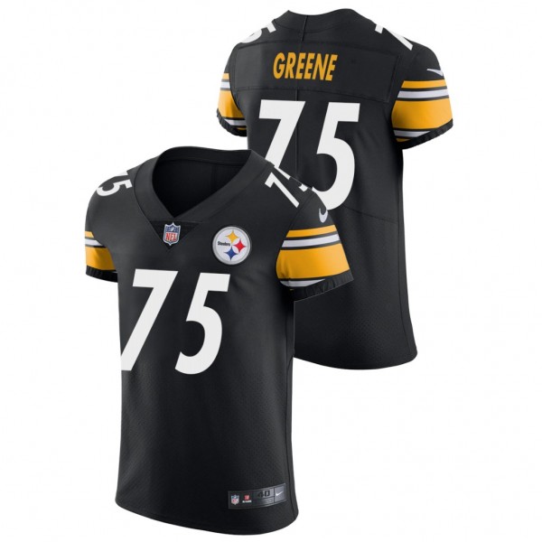 Men's Pittsburgh Steelers Joe Greene Black Vapor Elite Retired Player Jersey