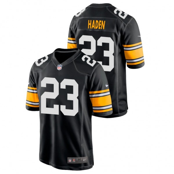 Steelers #23 Joe Haden Black Alternate Game Player...
