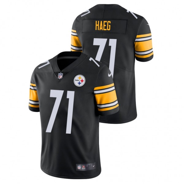 Joe Haeg Pittsburgh Steelers Black Vapor Limited Jersey