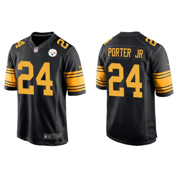 Men's Pittsburgh Steelers Joey Porter Jr. Black 20...