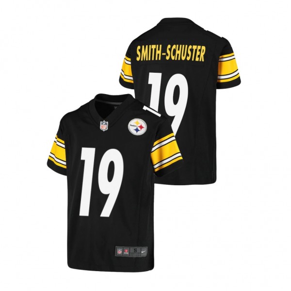Youth Pittsburgh Steelers JuJu Smith-Schuster Black Game Jersey
