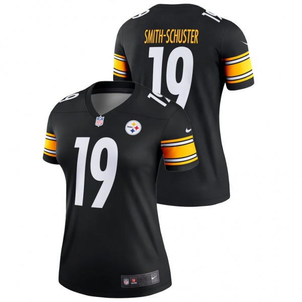 Women's JuJu Smith-Schuster #19 Steelers Legend Bl...