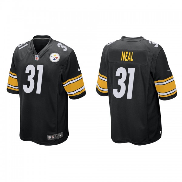 Men's Pittsburgh Steelers Keanu Neal Black Game Je...