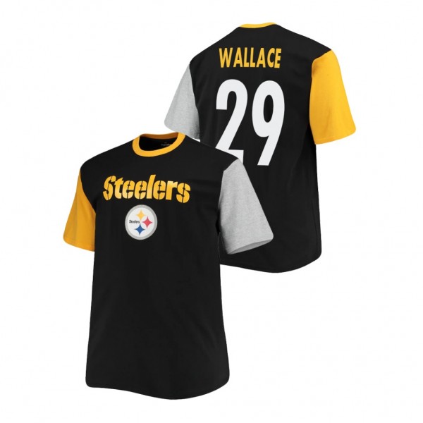 Levi Wallace Pittsburgh Steelers Black Gold Team L...