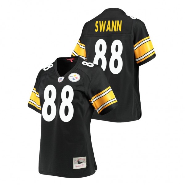 Women's Pittsburgh Steelers Lynn Swann Black Legacy Replica Retired Player Jersey