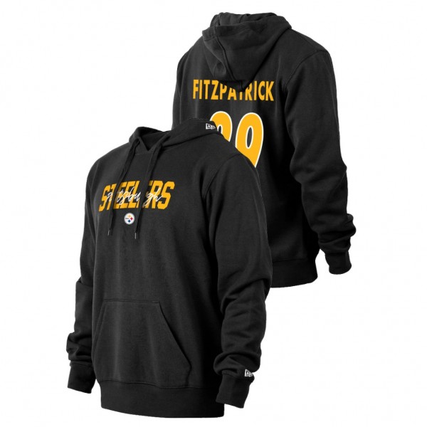 Minkah Fitzpatrick #39 Steelers Black 2022 NFL Draft Pullover Hoodie