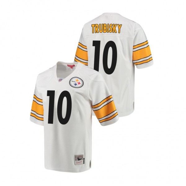 Women's Pittsburgh Steelers Mitchell Trubisky White Legacy Replica Jersey