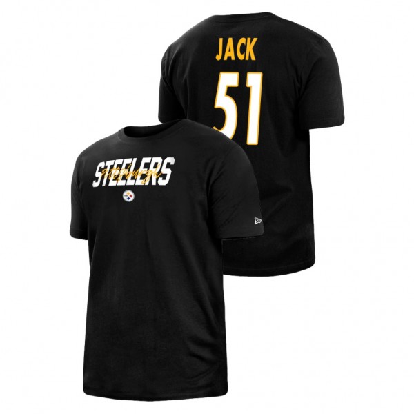 Myles Jack Pittsburgh Steelers Black 2022 NFL Draf...