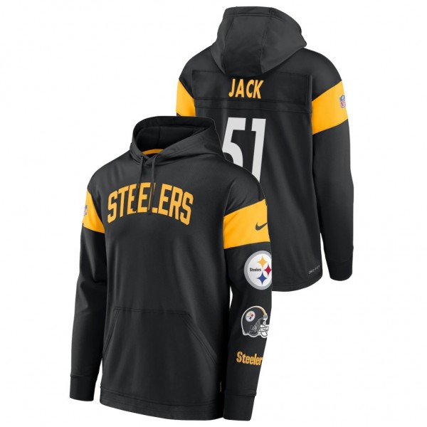 Pittsburgh Steelers Myles Jack Black Sideline Perf...