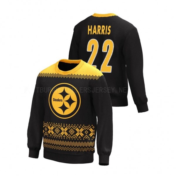 Steelers Najee Harris Men's Christmas Gifts Black ...