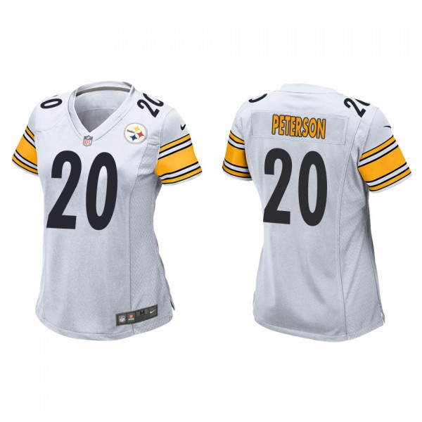 Women's Pittsburgh Steelers Patrick Peterson White Game Jersey