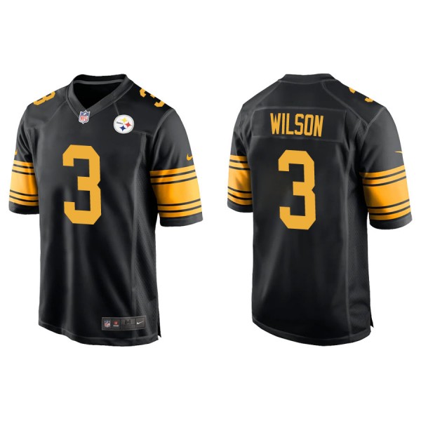 Men's Pittsburgh Steelers Russell Wilson Black Alternate Game Jersey