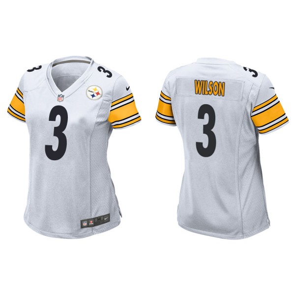 Women's Pittsburgh Steelers Russell Wilson White Game Jersey