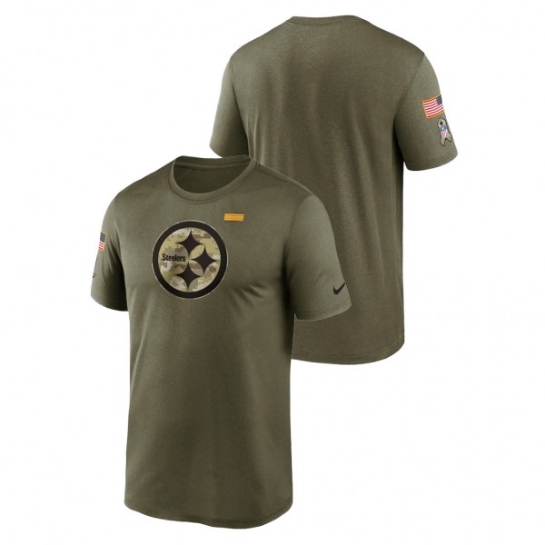 Steelers Olive 2021 Salute To Service Legend Perfo...