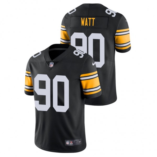 Pittsburgh Steelers T.J. Watt Black Alternate Vapor Limited Jersey