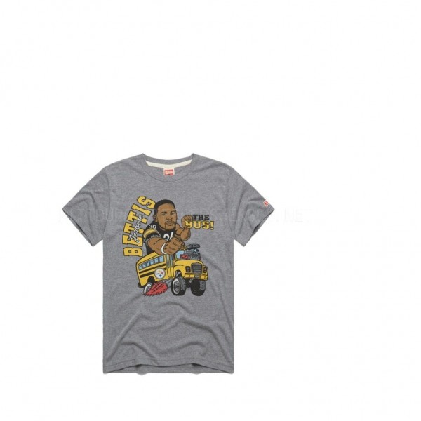 Steelers Jerome Bettis Player Graphic Gray Retired...