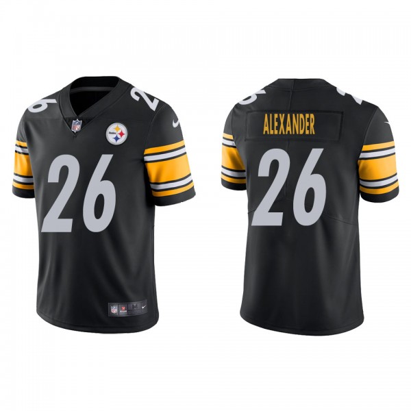 Men's Pittsburgh Steelers Kwon Alexander Black Vapor Limited Jersey