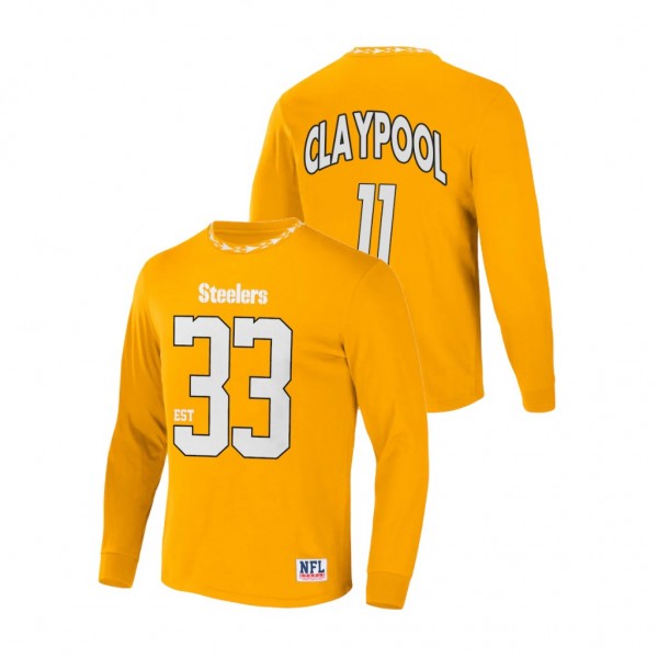 Chase Claypool Pittsburgh Steelers Men's Gold Core...
