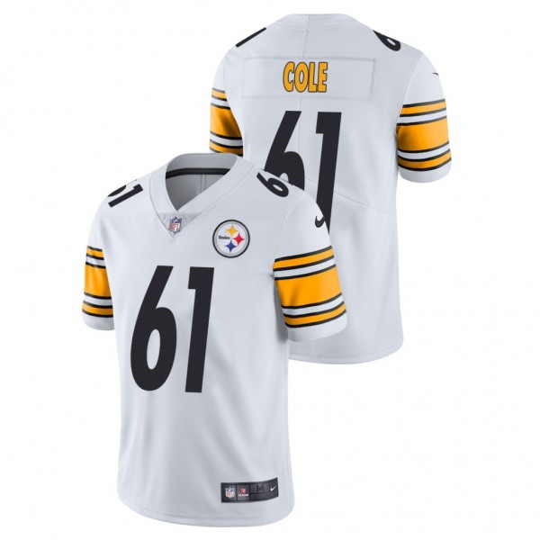 Pittsburgh Steelers Mason Cole White Vapor Limited...