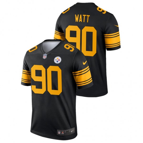 Pittsburgh Steelers T.J. Watt Black Alternate Lege...