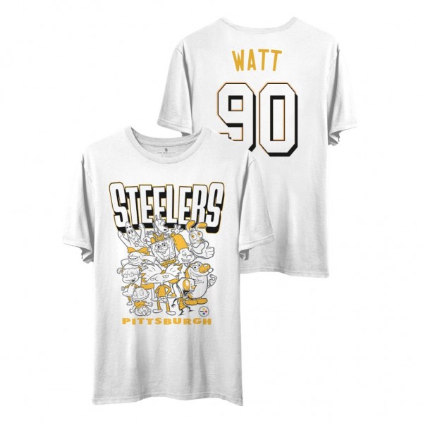 T.J. Watt Pittsburgh Steelers White NFL x Nickelod...