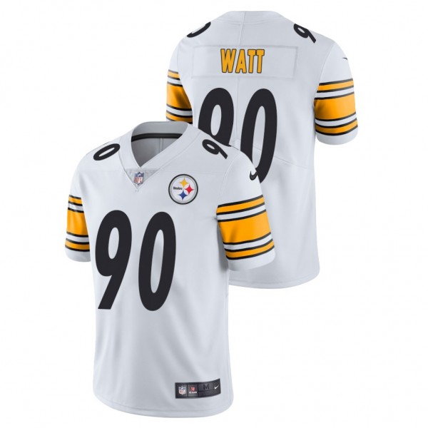 T.J. Watt Pittsburgh Steelers White Vapor Limited ...