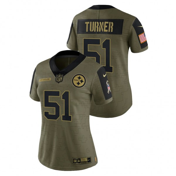 Women's Steelers Trai Turner 2021 Salute To Servic...