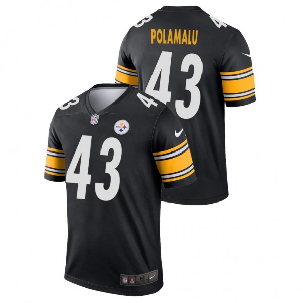 Pittsburgh Steelers Troy Polamalu Black Legend Ret...