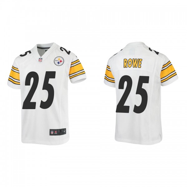 Youth Pittsburgh Steelers Eric Rowe White Game Jer...